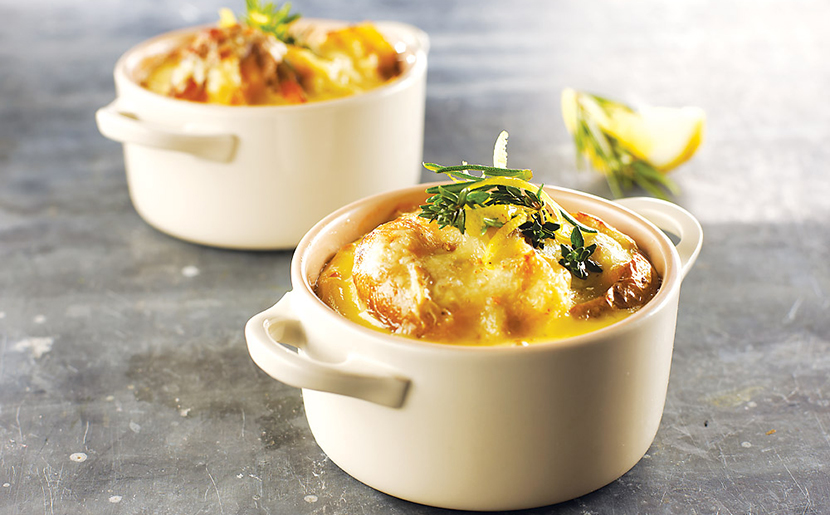 Gratinerede kartofler med parmesan Gratinerede kartofler med parmesan
